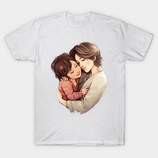 A mother's love is the purest form of nurturing guiding a child T-Shirt by Printashopus